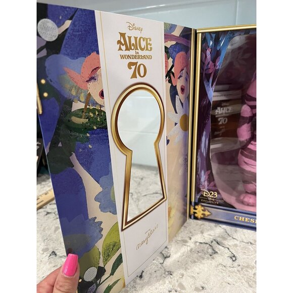 Alice in Wonderland 70th Anniversary Cheshire Cat 9.5-Inch Plush by Mary Blair - Picture 5 of 9